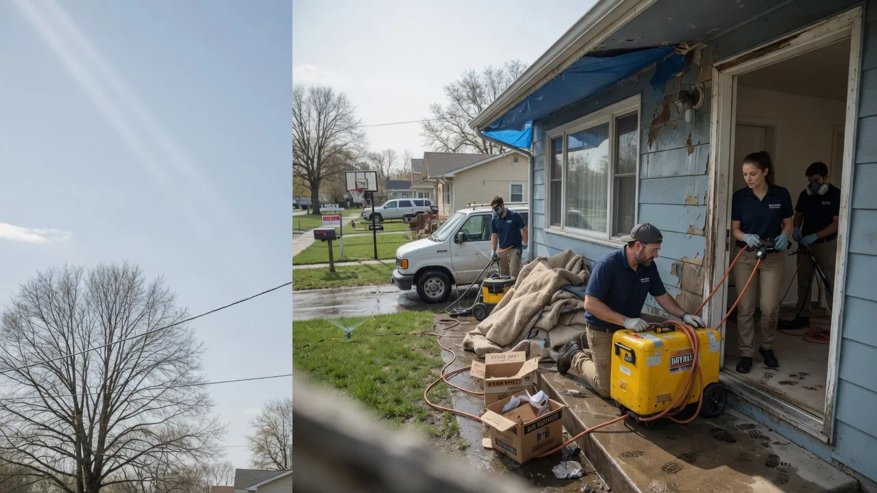 Basement Flood Cleanup in Urbana, OH near me